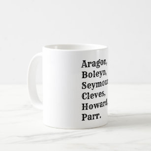 Novelty Henry VIII Six Wives Mug