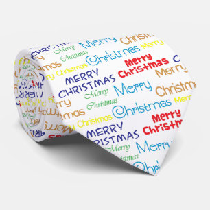 Novelty Merry Christmas Neck Tie