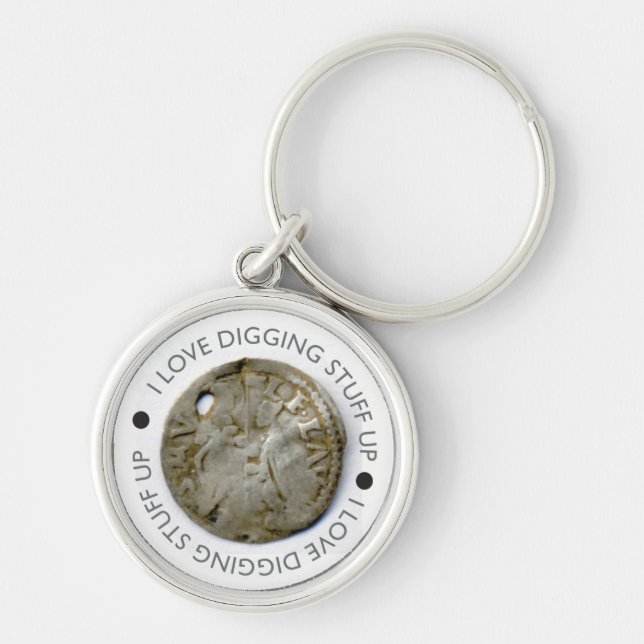 Novelty Metal deteting gift - keychain (Front)