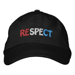 Novelty Patriotic Fashion Golf Style RESPECT Embroidered Baseball Cap