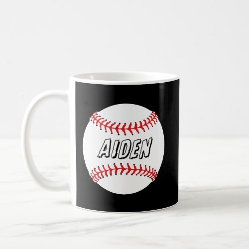 Novelty Personalized Name Aiden Sports Celebration Coffee Mug