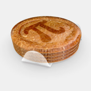 Novelty Pork Pie Symbol Coaster Set