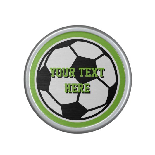 Novelty round soccer ball bluetooth speaker (Front)