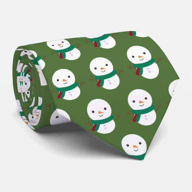 Novelty Santa Christmas Neck Tie (Rolled)
