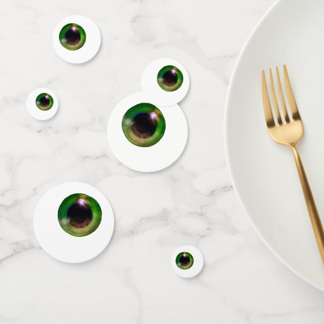 Novelty Silly Green Eye Eyeball Halloween Confetti (Group)