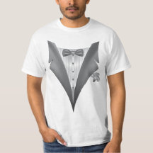 Novelty Tuxedo Tux Print