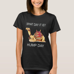 Novelty What Day It Is Hump Day Camel T-Shirt