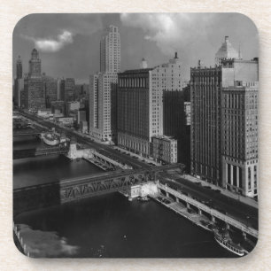 November 1939: The city of Chicago Beverage Coaster