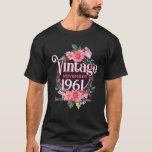 November 1961 Birthday Gift 59Th Flowers Limited E T-Shirt<br><div class="desc">Perfect for Birthday,  Christmas,  Halloween,  Father's Day,  Mother's Day,  Holidays. The welcome home gift they will love,  that you can wear to a party or just a simple movie. Give them a very funny gift that they may wear all year. It will be a great gift</div>