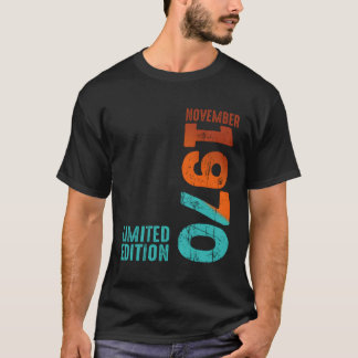 November 1970 Year 1970 1970 1970 Since 1970 T-Shirt