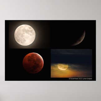 November 2022 Lunar Eclipse Poster