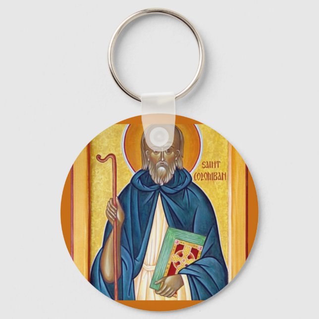 November  25 Saint Columban Keychain (Front)