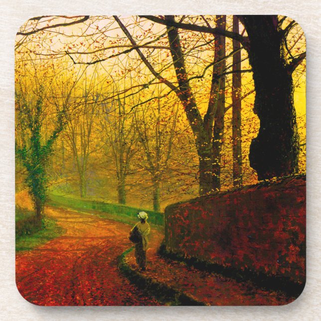 November Afternoon Stapleton Park Grimshaw Beverage Coaster (Front)
