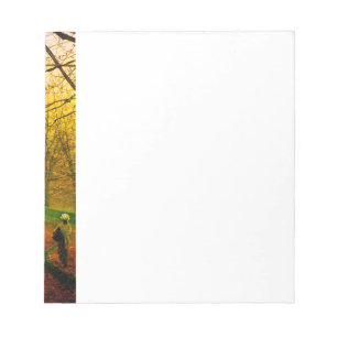 November Afternoon Stapleton Park Grimshaw Notepad