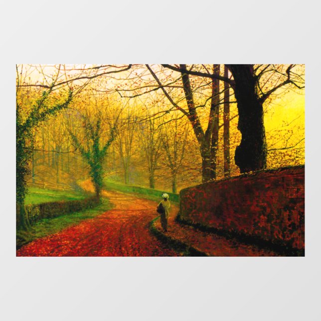 November Afternoon Stapleton Park Grimshaw Window Cling (Sheet)