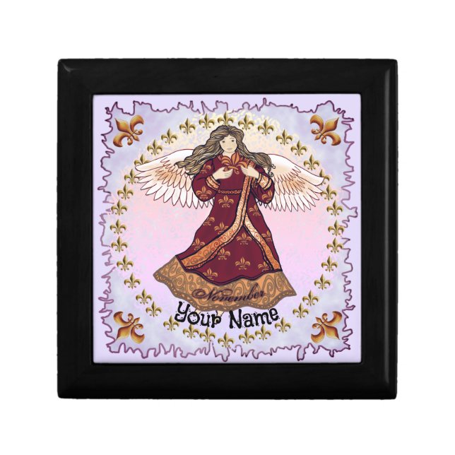November Birthday Angel Gift Box (Front)