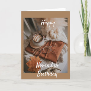 NOVEMBER *BIRTHDAY WISHES* DAUGTHER CARD