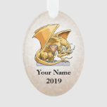 November Birthstone Dragon - Topaz Ornament at Zazzle