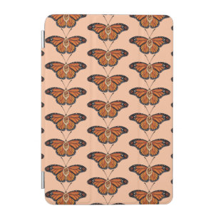 November Citrine Monarch Butterfly Pattern Design iPad Mini Cover