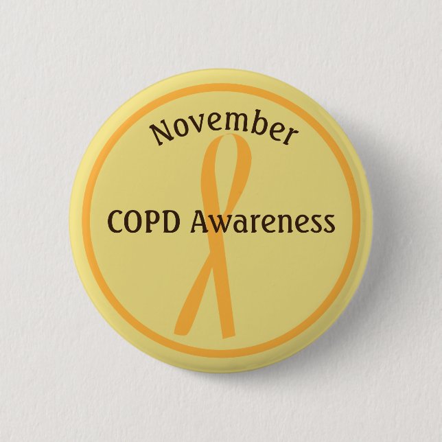 November COPD Awareness Month Button (Front)