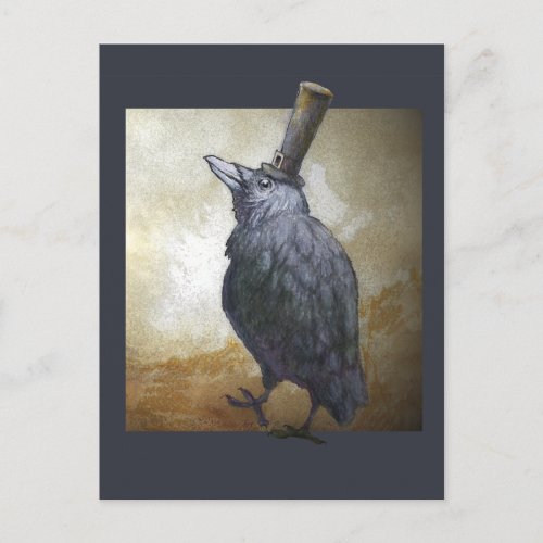 November Crow Post Card