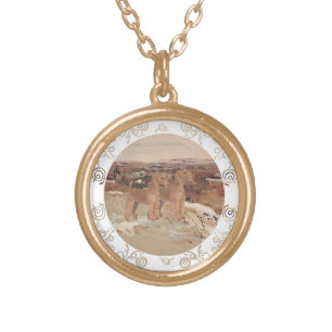 November Days Gold Plated Necklace