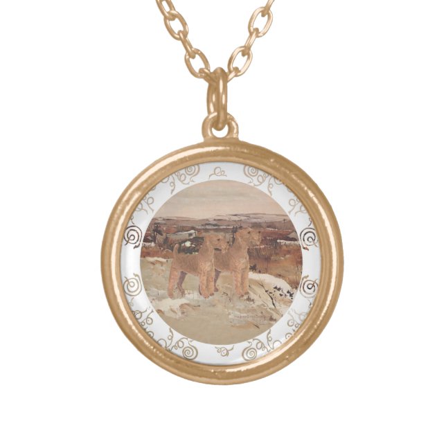 November Days Gold Plated Necklace (Front)