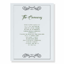 "November Elegance" Customizable Wedding Ceremony
