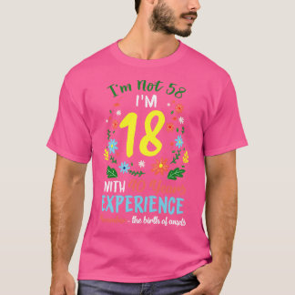 November Girls Flower Tee 58 Years Old Im Not 58 B