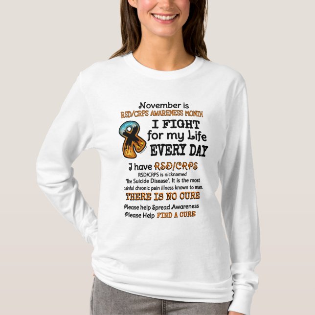 November...I Fight T-Shirt (Front)