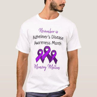 November is Alzheimer's Disease Awareness Month T-Shirt