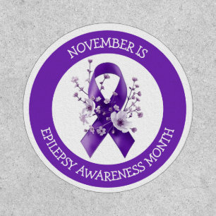 November is Epilepsy Awareness Month Patch