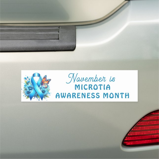 November is Microtia Awareness Month Car Magnet (In Situ)