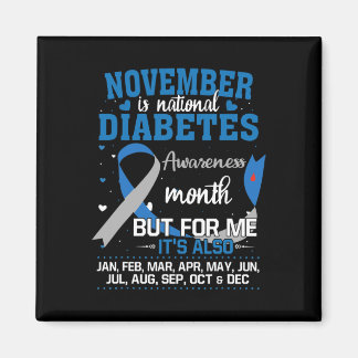 November is National Diabetes Awareness Month Magnet