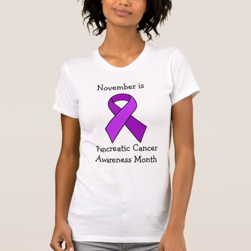 November is Pancreatic Cancer Awareness Month T_Shirt