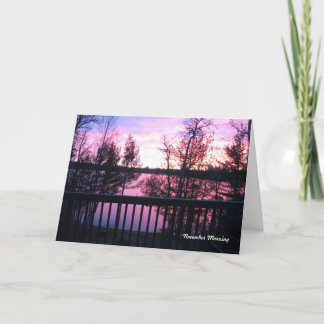 November Morning Card