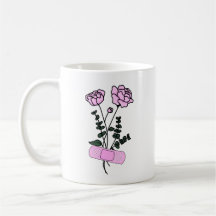 November Peony Flower Bandaid