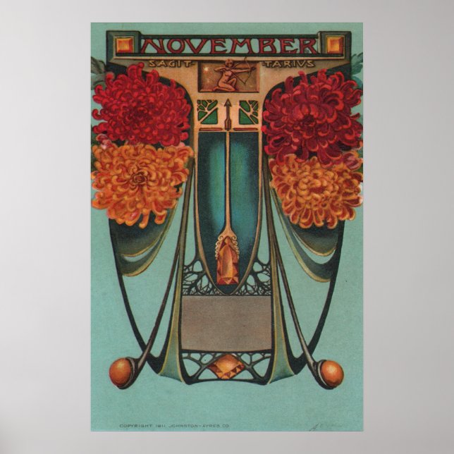 November - Sagittarius Poster (Front)