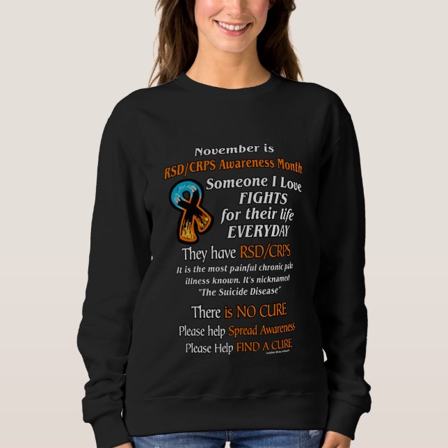 November...Someone I Love Fights Sweatshirt (Front)