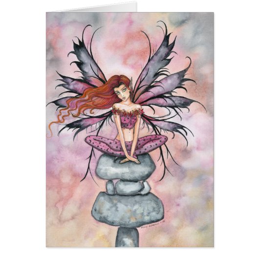 November Sprite Fairy Fantasy Art Cards (Front)