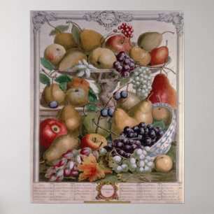 November 'Twelve Months of Fruits' Poster