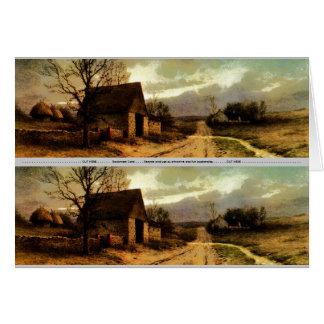 November Twilight (1912) Barn and Fields Bookmark Cards