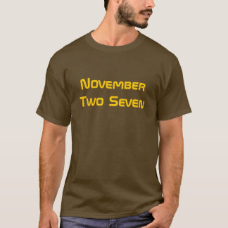 November Two Seven T-Shirt
