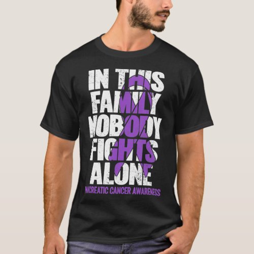 November We Wear Purple Family Pancreatic Cancer A T_Shirt