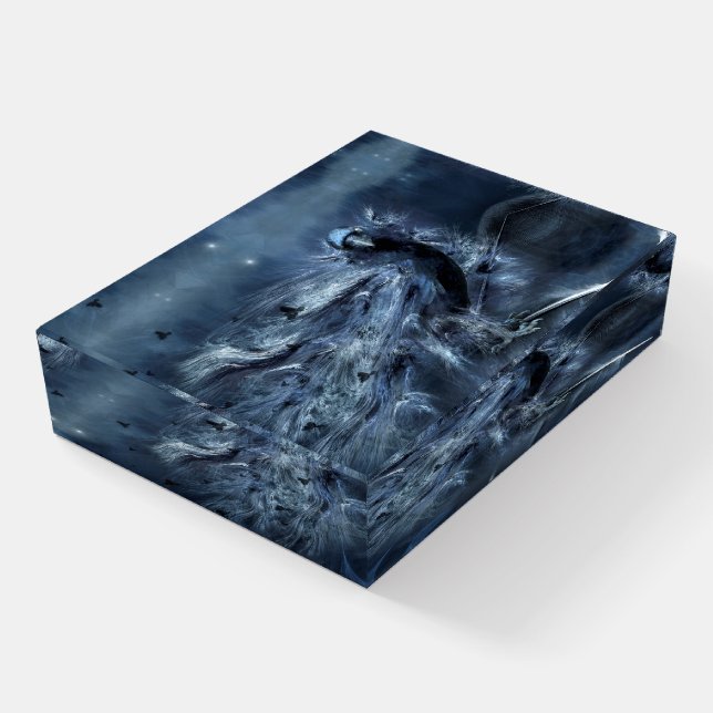 Novembercrow Paperweight (Angled)