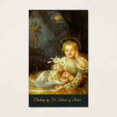 Novena Holy Card of St. Therese Painting (Front)