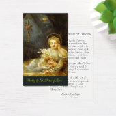 Novena Holy Card of St. Therese Painting (Desk)