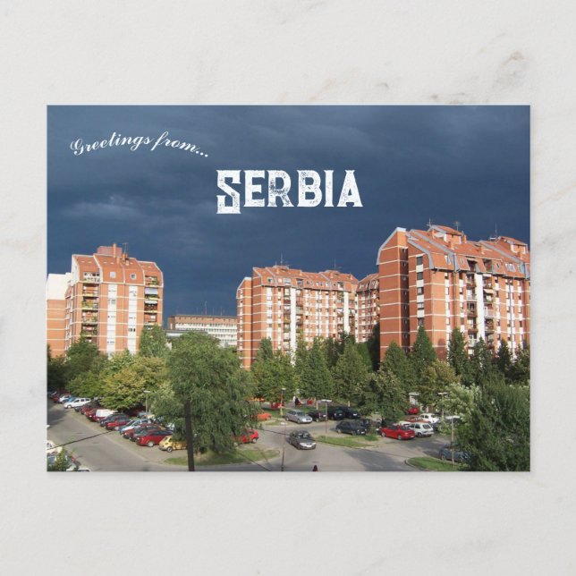 Novi Sad Serbia Postcard (Front)