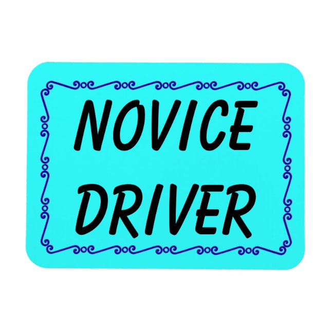 Novice Driver Magnet (Horizontal)