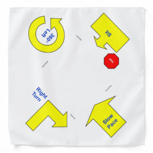 Novice Rally Obedience Signs Bandana